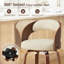 Tabouret de comptoir pivotant confortable avec pieds en bois massif durable-120285789-120285788