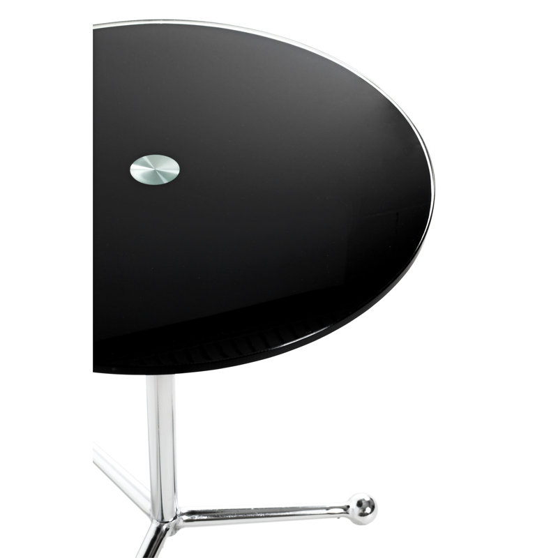 Dossou Glass Top Frame End Table