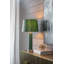 Lampe de table en cuir 14 po x 14 po x 27 po
