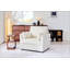 Fauteuil d'appoint en velours côtelé avec poches de rangement latérales, fauteuil simple rembourré moderne pour plus de confort et de style-132952432