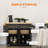 Kitchen Island On Wheels(No Include Stool)-1682790428