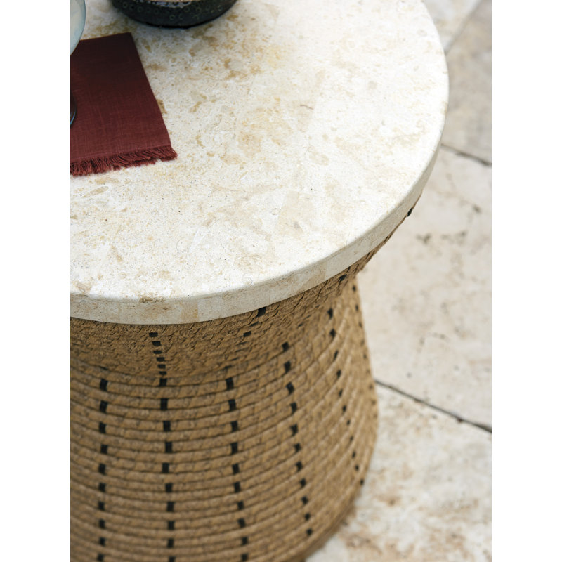 Los Altos Valley View Round Side Table