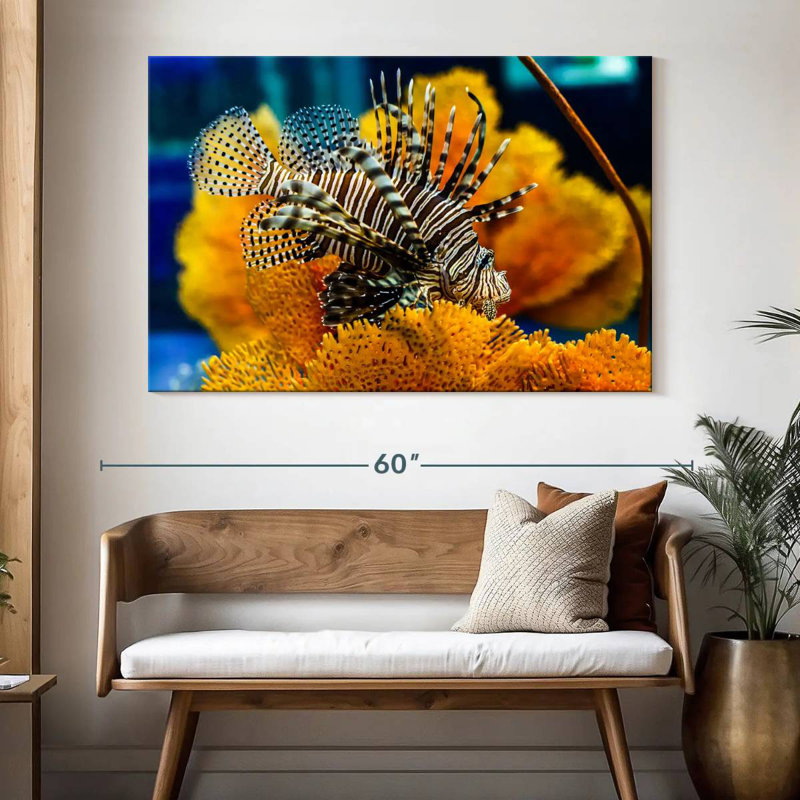 Poisson d'eau salée Brampt, H 34 po x l 51 po