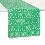 Loop And Dot Geometric Table Runnner