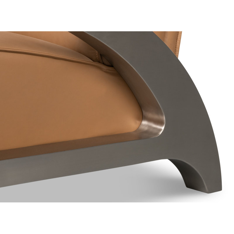 Carlisle Armchair, Caramel Brown