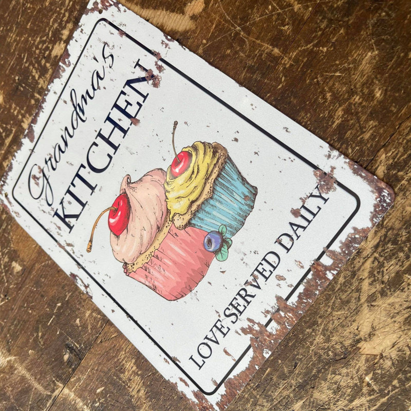 British Metal Sign Conpany Wall Décor, 40cm H x 28cm W