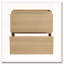 Freestanding Modern Bathroom Vanity Cabinet With Double Drawers Easy To Assemble-125201022
