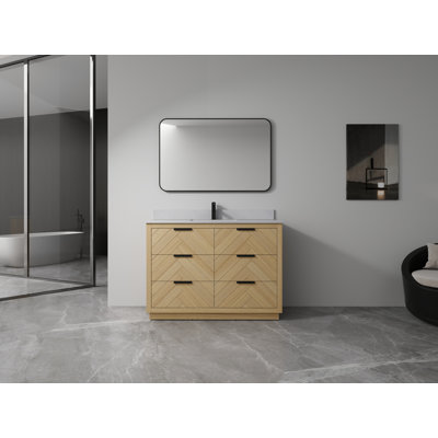 York 48" Freestanding Bathroom Vanity