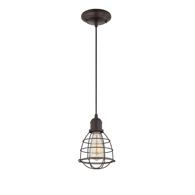 Hatsumi 1 - Light Single Pendant, English Bronze