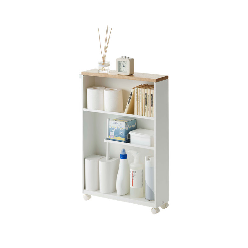 Chariot utilitaire de salle de bain Yamazaki, Blanc