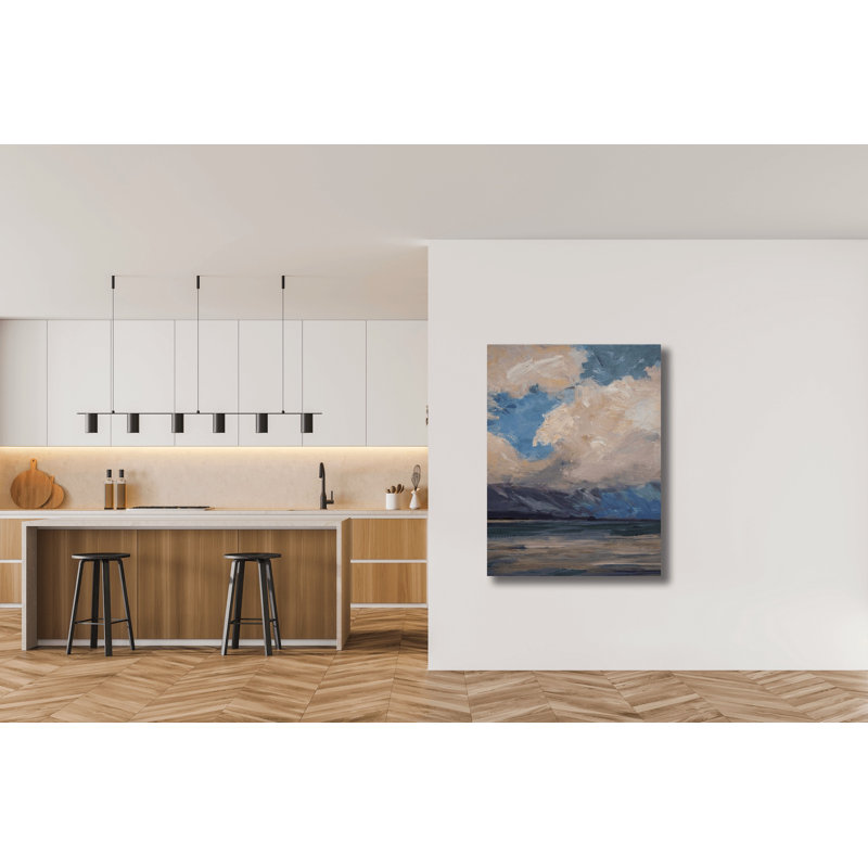 Celadon I by John Beard, 25.5" H x 21.5" W x 1.75" D, Black Framed Canvas