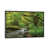Toile encadrée de bois rustique foncé