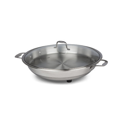 CucinaPro 16'' Electric Skillet with Glass Lid