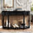Curved Console Table, Entryway Table With 4 Drawers And 1 Shelf-109665759