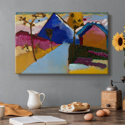 Mountain Landscape, Murnau-Wassily Kandinsky-Gallery Wrapped Canvas-c. 1908–1910