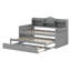 Lit de jour simple en bois avec 2 gigognes simples Donashia-5148221