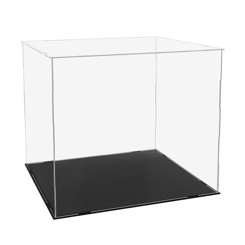 Vitrine en acrylique transparent en plastique UV, H 9,4 po x l 7,8 po x P 7,8 po