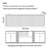 110.23-Inch Rustic Front Desk and Bar Counter with Storage and Wine Rack for Bars and Reception-109706521