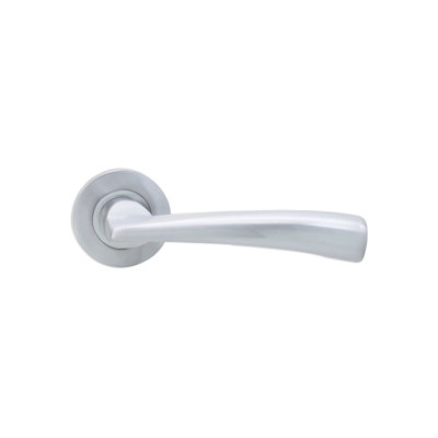 Leygo Lever Door Handle Satin Chrome