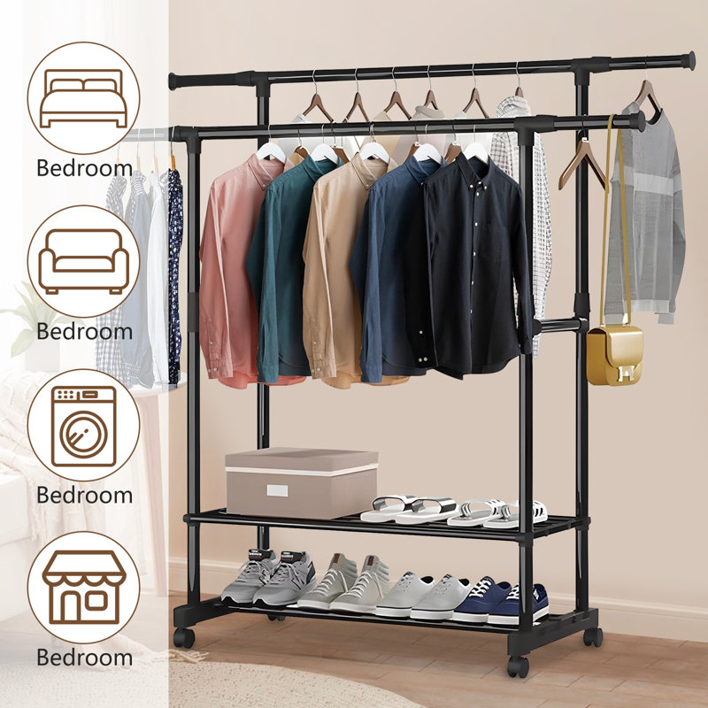 Support à vêtements robuste pour vêtements
