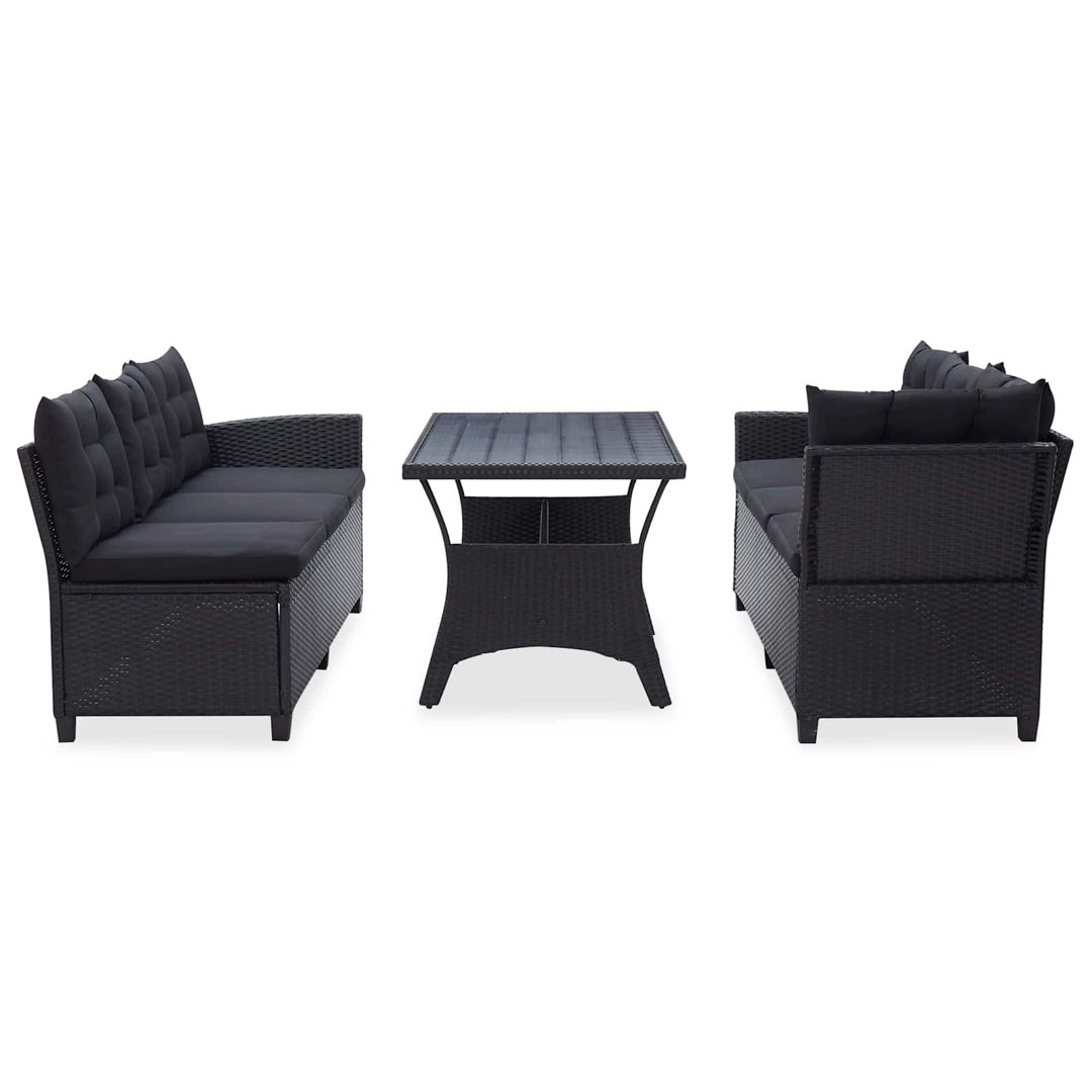 Outdoor Furniture Sets Poly Rattan Garden Patio Deck Seating Modern