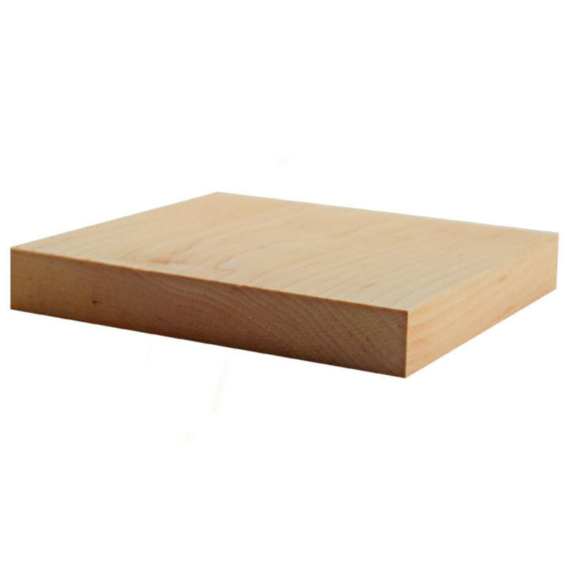  Tabouret de fenêtre de 5 1/4 po x 3/4 po S4S. Sans finition, Érable, L 5,25 po x H 0,75 po x P 42 po