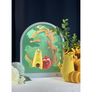 Lampe de table de table de chevet avec lumière douce pour la nuit dans la chambre à coucher - Bière mignonne pour enfants avec USB-C 1800 mAh de Herqueen