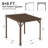 Patio Gazebo Lean to Wall Mounted Pergola with Sloping Galvanized Steel Roof-119304846-113196380