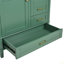 Meuble-lavabo moderne 36 po avec cadre en pin massif, 1 porte à fermeture douce et 3 tiroirs, armoire de rangement moderne