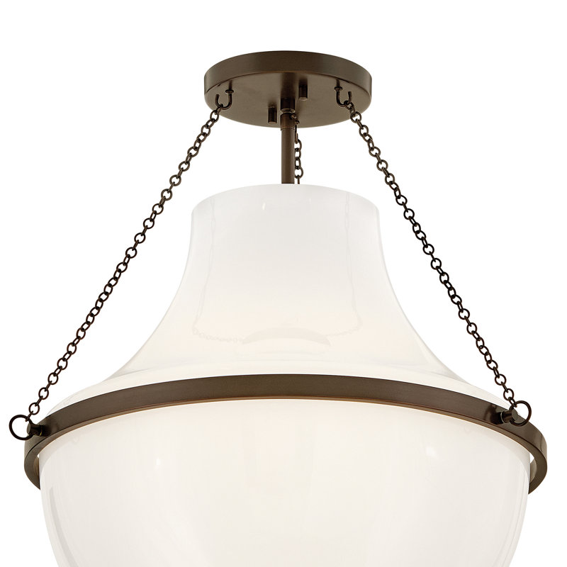 Hinkley Collins Medium Semi-Flush Mount, 18.25'' H x 15'' W x 15'' D