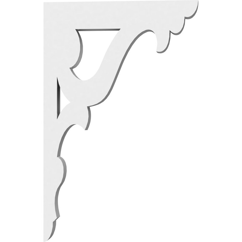 Support de qualité architecturale Hurley, L 5/8 po x P 4 1/2 po x H 7 po, Cornelia, PVC