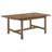 Hansedt 71-Inch Rectangular Wood Dining Table Walnut