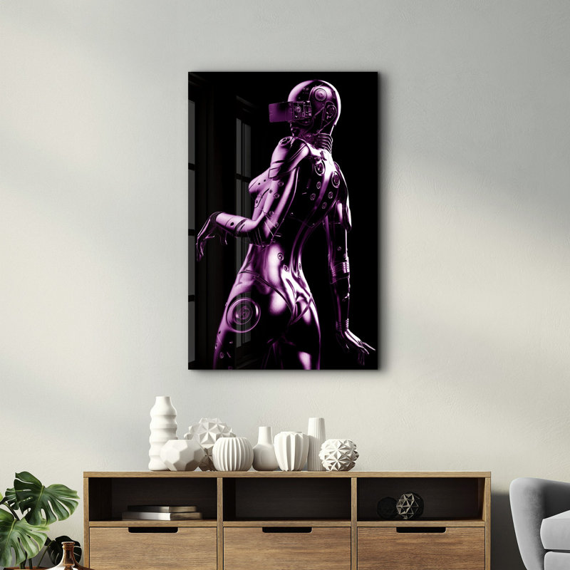 Elegant Tempered Glass Wall Art Painting, 13.8 x 21.7 inches | 100% Tempered Glass, Thickness: 0.16 inches | UV Printed for Vibrant Colors | Perfect for Home Decor, Living Room, & Office Spaces