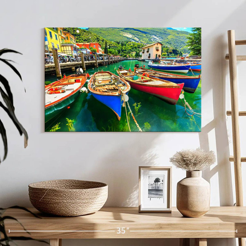 Bateaux Mehar, lac de Garde, H 16 po x l 24 po