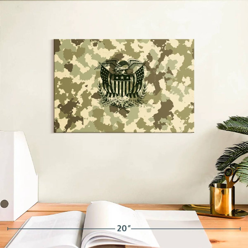 Lelar American Eagle Camouflage, 8" H x 12" W