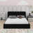 Queen Size Upholstered Platform Bed-656283571