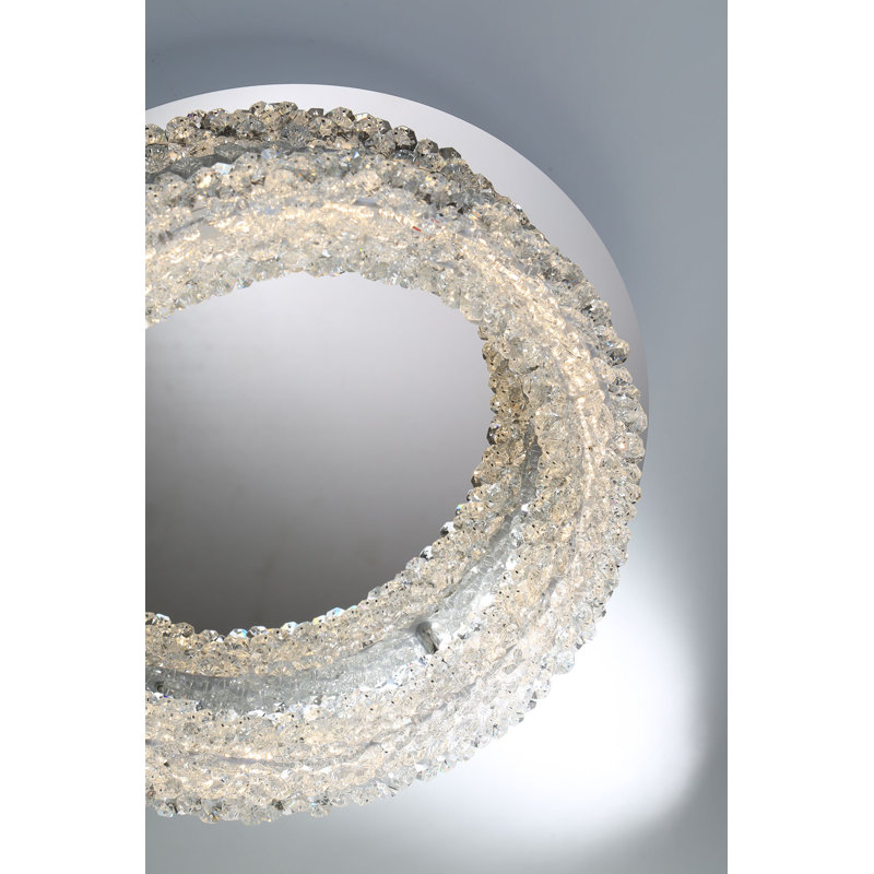 Sassi Crystal LED Flush Mount