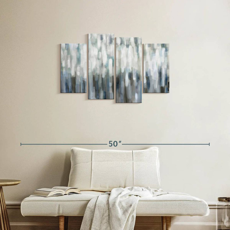 Avery Silver Rain, 22" H x 36" W