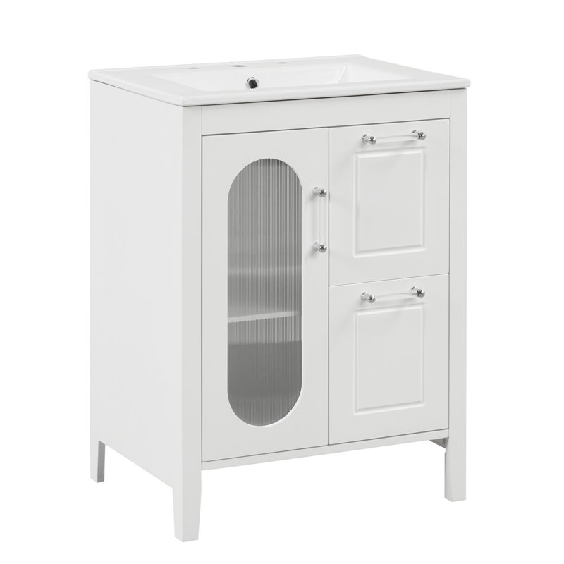 24'' Single Bathroom Vanity with Top