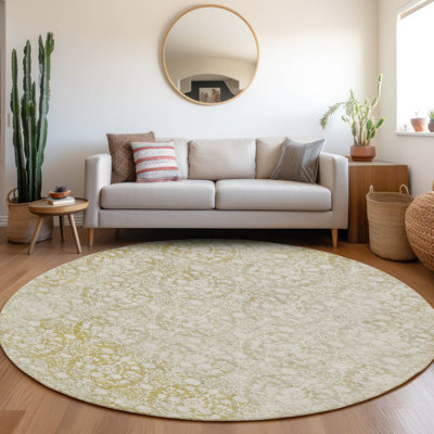Machine Washable Indoor/Outdoor Christain ACN1231 Rug