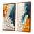 Cadre flottant brun