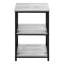 Table d'appoint, côté, bout, table de chevet, lampe, salon, chambre à coucher, stratifié, métal, contemporain, moderne-764809172-764809171