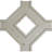 Inner Diamond Intersection for 8" Traditional Coffered Ceiling System
