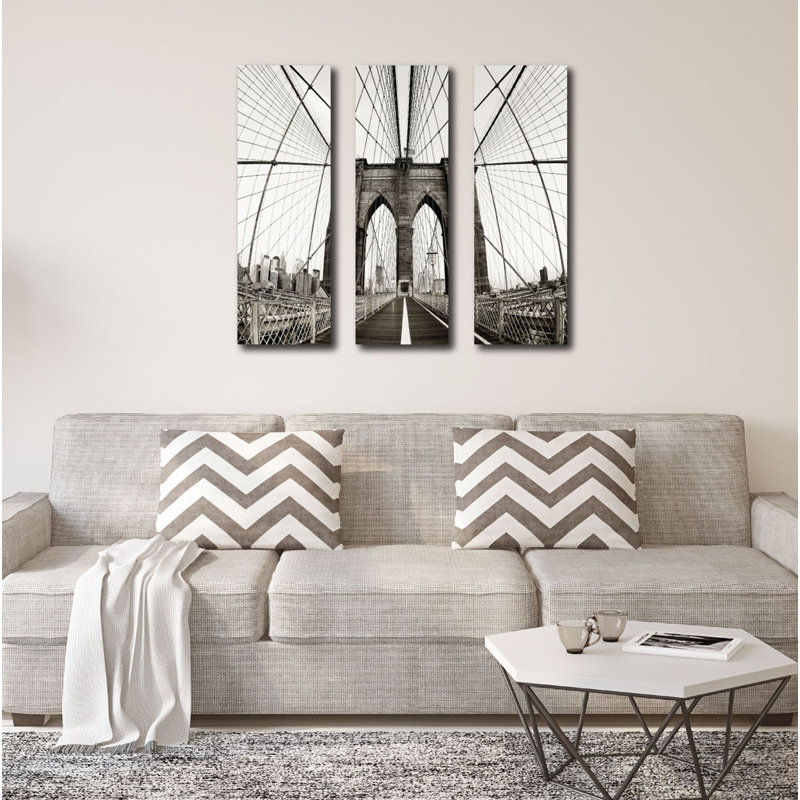 « brooklyn bridge », reproduction de photo à multiples images sur toile