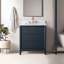Meuble-lavabo autoportant à simple cuve 30 po avec plateau en marbre Caldwell-107663169-107663157-107663165