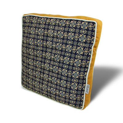 Coussin lavable de qualité supérieure avec housse amovible, 16,5 po x 16,5 po | 50% coton / 50% polyester, rembourrage en silicone, fermeture à glissière dissimulée | Doux et confortable pour la décoration intérieure, parfait pour le salon, la chambre à coucher et l'extérieur