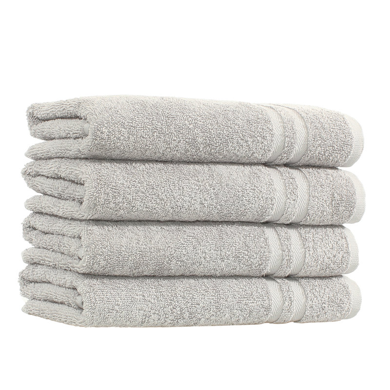 Denzi Turkish Cotton Hand Towel, Gray
