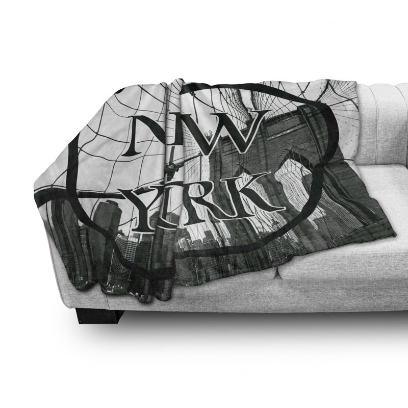 Hand Woven Throw Blanket, 50" W x 70" L