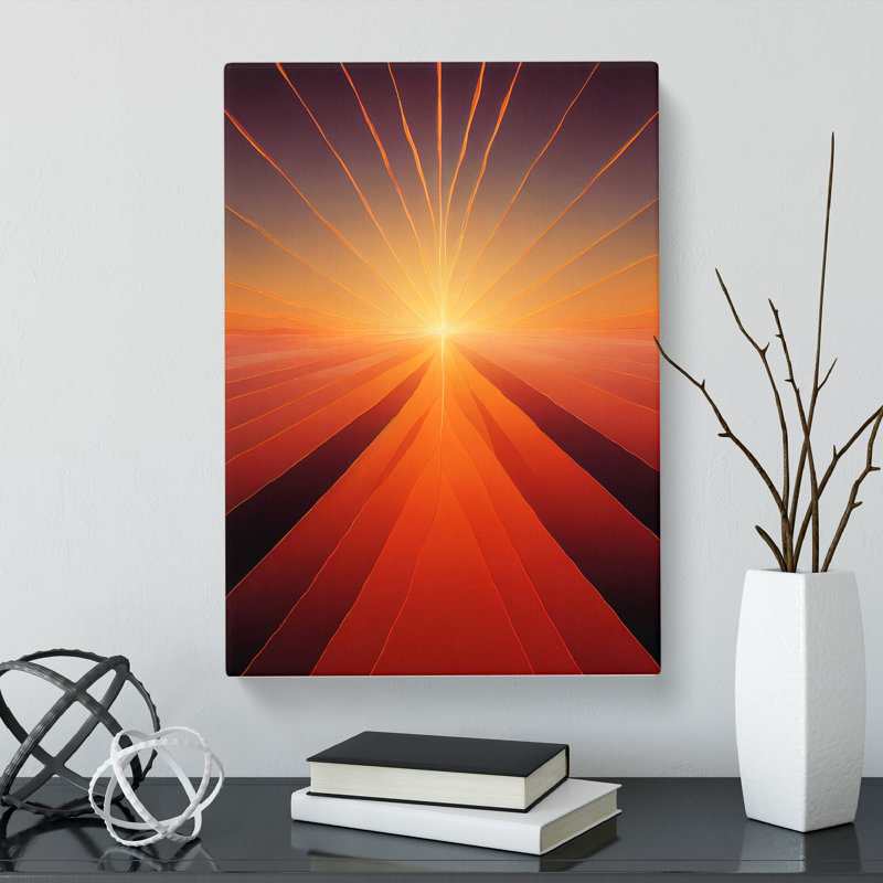 Desert Flame - Wrapped Canvas, 50cm H x 35cm W x 3cm D