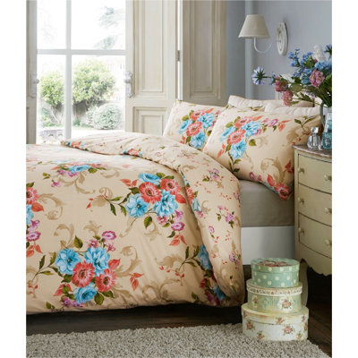 Aerionna Floral Duvet Cover Set with Pillowcases